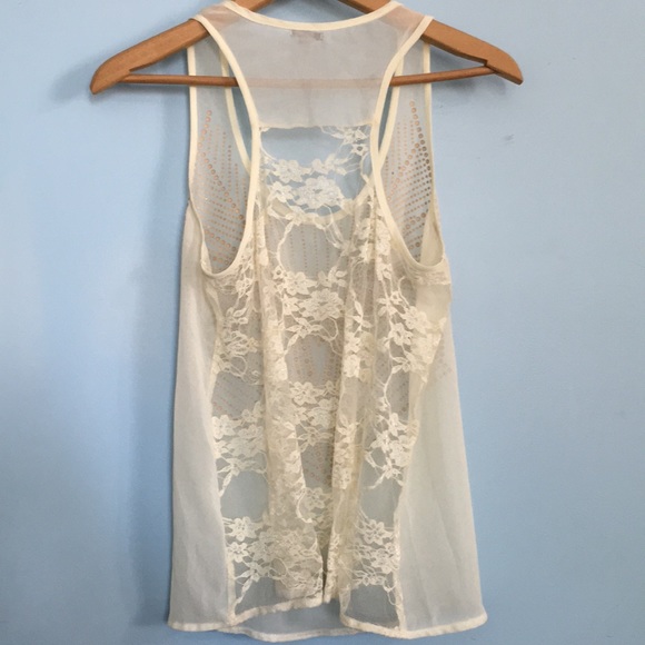 Ivory Bling Racerback - Picture 2 of 5